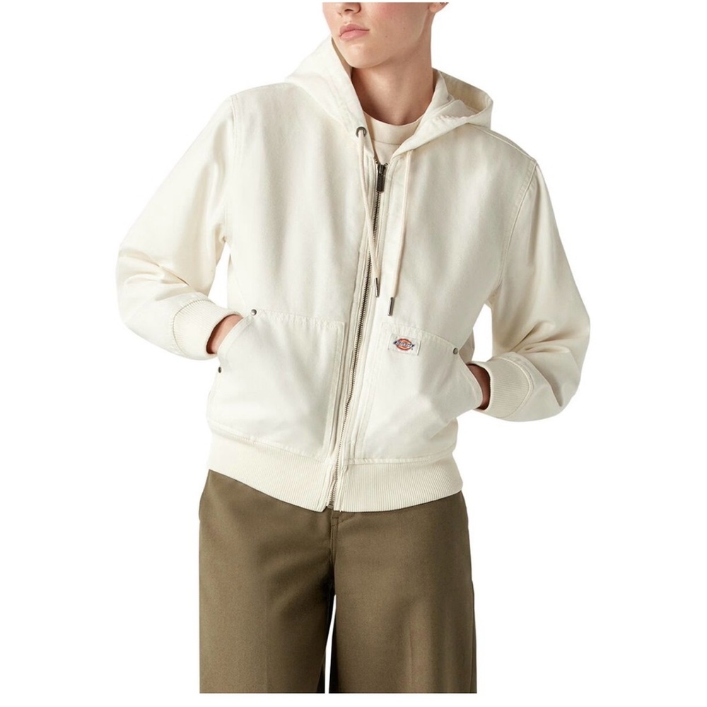 Dickies Duck Canvas Textured Fleece Lined Jacket - Women's size large